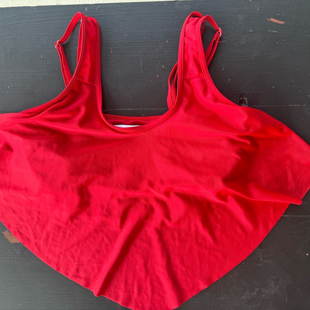 Amazon Essentials Bright Red Bikini Top